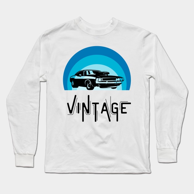 80s Car Long Sleeve T-Shirt by Xtian Dela ✅